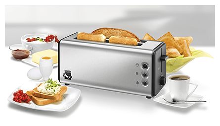 Toaster 1180 W 4 Scheibe(n)  38915 Onyx (Schwarz, Edelstahl) 