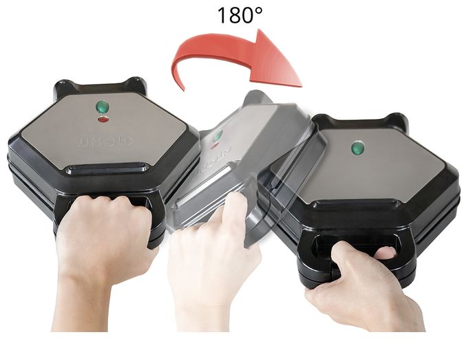 Waffeleisen sechseckig für 1 Waffel(n) 700 W 48245 Bobby 