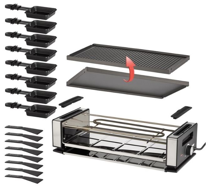 8 Person(en) 1200 W 48730 Finesse Basic Raclette 