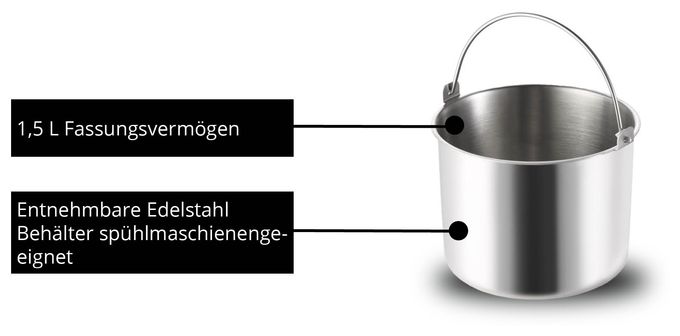 1,5 l Eismaschine 120 W 48826 Eva 