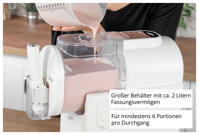 Eismaschine 150 W 48960 2in1-Slush und Softeismaschine Sofia 