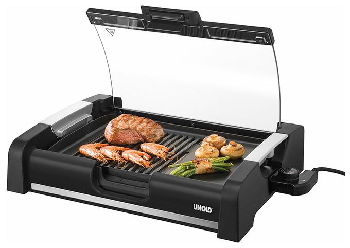 1650 W mit 354 x 254 mm Fläche  58535 BBQ Edel (Schwarz) 