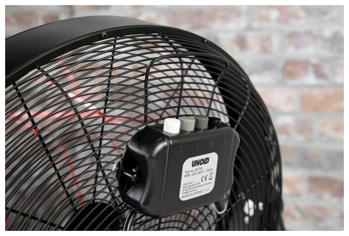 Turmventilator Stand neigbar 41 dB  Windmaschine Black Steel (Schwarz) 