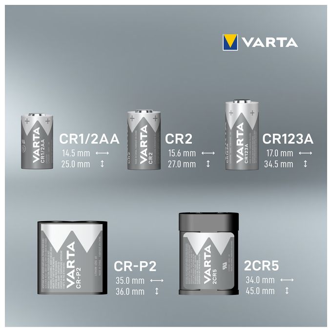 Batterien CR2 Lithium Rundzelle, 1 Stück, 3V, Spezialbatterien für elektronische Kleingeräte, mit langanhaltender, höchster Leistung 