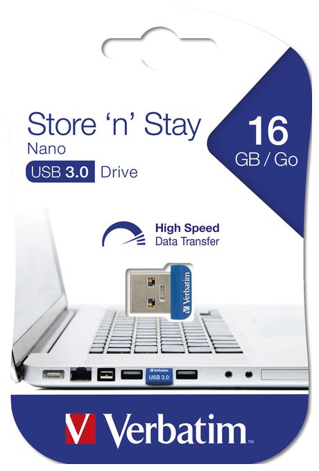 USB Typ-A Stick 16 GB  Nano (Blau) 
