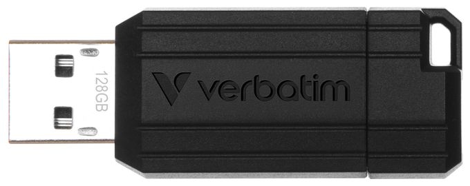 USB Typ-A Stick 128 GB  PinStripe (Schwarz) 