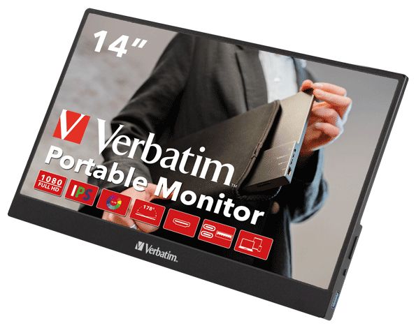 Full HD Monitor 35,6 cm (14 Zoll) 16:9 6 ms 220 cd/m²  PM-14 (Schwarz) 
