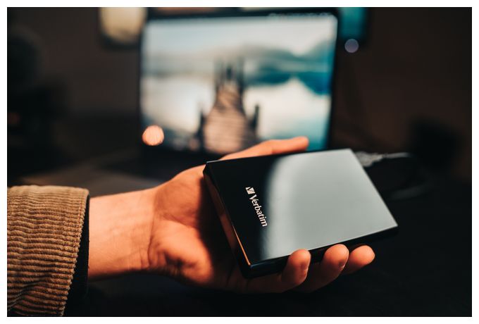 256 GB SSD  Store 'n' Go Slim Portable (Schwarz) 