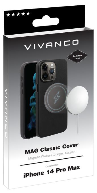 Cover für Apple iPhone 14 Pro Max  Mag Classic (Schwarz) 