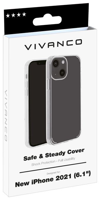 Cover für Apple iPhone 13  Safe and Steady (Transparent) 