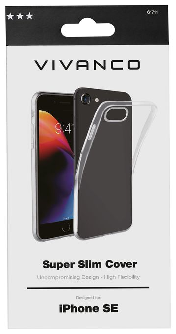 Cover für Apple iPhone SE (2.Gen), iPhone 8, iPhone 7, iPhone 6s  Super Slim (Transparent) 