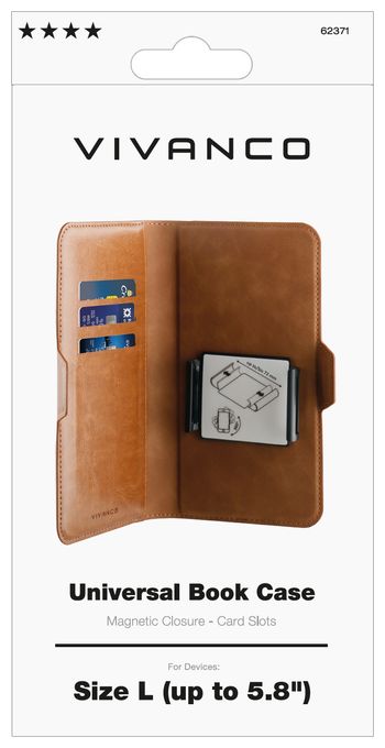 Folio für Jede Marke Universal  Universal Book (Braun) 