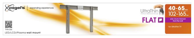 Wand Halterung bis 165,1 cm (65") 40 kg Thin305 UltraThin 