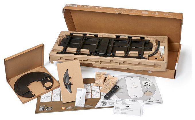 Wand Halterung 120° bis 195,6 cm (77") 35 kg ausziehbar TVM7675 Pro elektrische 