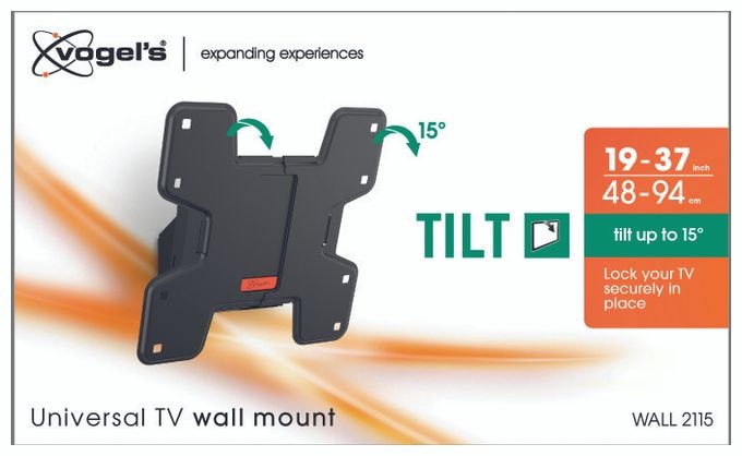 Wand Halterung bis 101,6 cm (40") 20 kg 0 - 15° Wall 2115 