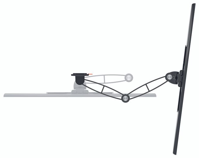Wand Halterung 180° bis 101,6 cm (40") 15 kg -10 - 10° Wall 2145W 
