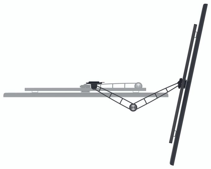 Wand Halterung 180° bis 165,1 cm (65") 30 kg 0 - 20° Wall 2345 