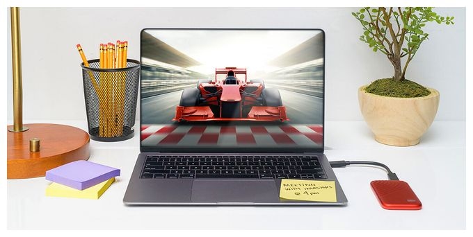 4 TB SSD  My Passport (Grau) 