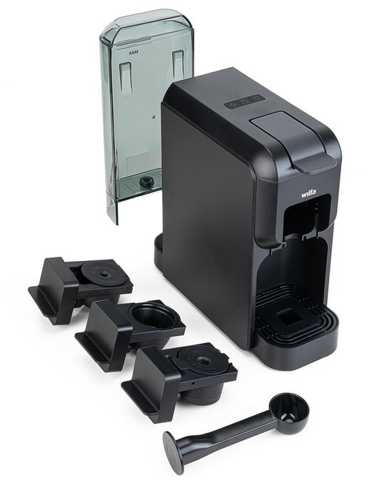 Kaffeekapsel, Gemahlener Kaffee Maschine  MMA1T-TC15 Volo Multi Mini (Schwarz) 