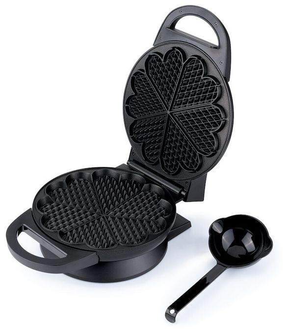 Waffeleisen Herz (Form) für 6 Waffel(n) 1400 W WM-623B 