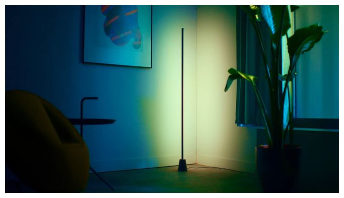 LED Intelligente Bodenbeleuchtung 1355 mm Multi Gradient Stehleuchte 
