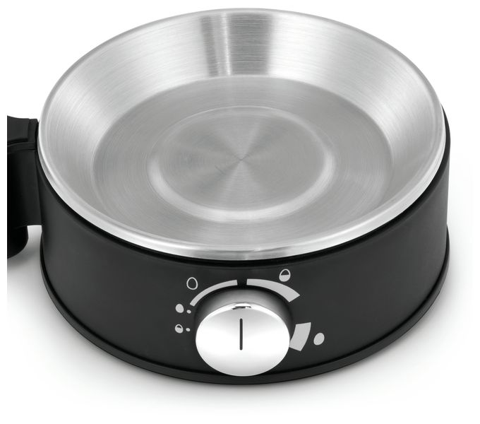 Eierkocher für 7 Eier  Stelio (Schwarz, Chrom) 