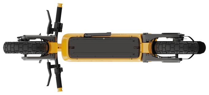 500 W E-Scooter 12,5 Ah 75 km Reichweite 33,7 kg  Electric Scooter 6 Ultra (Gelb, Schwarz) 