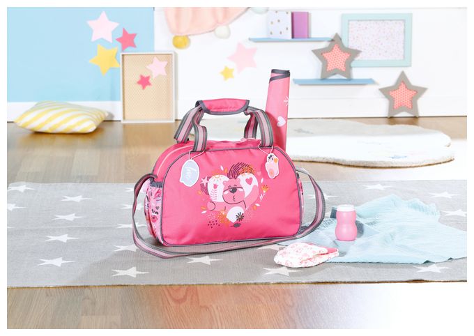 BABY born Wickeltasche mit Wickelunterlage 