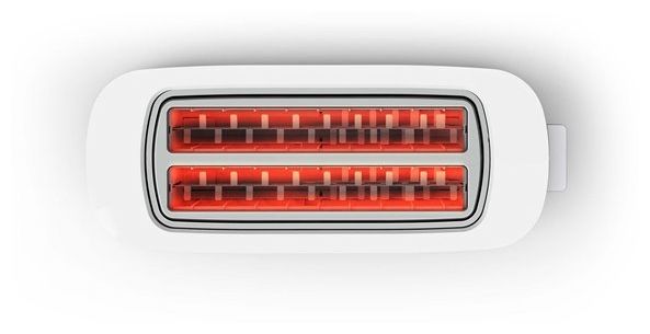 Toaster 1000 W 2 Scheibe(n)  Enfinigy kurz (Satinierter Stahl) 