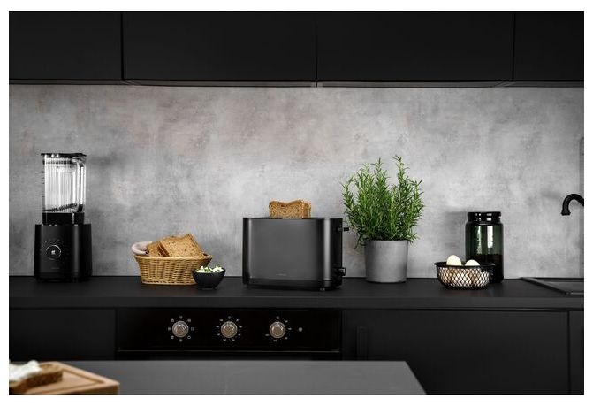 Toaster 1800 W 2 Scheibe(n)  Enfinigy kurz (Schwarz) 