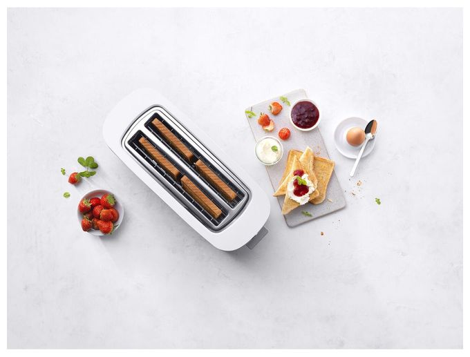 Toaster 1800 W 2 Scheibe(n)  Enfinigy lang (Satinierter Stahl) 