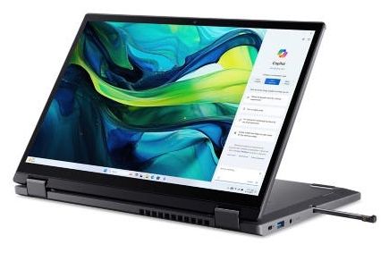 WUXGA Notebook 35,6 cm (14 Zoll) 1920 x 1200 Pixel 1 TB SSD Windows 11 Home Intel Core Ultra 7 max. 4,8 GHz  Aspire Spin ASP14-52MTN (Grau) 