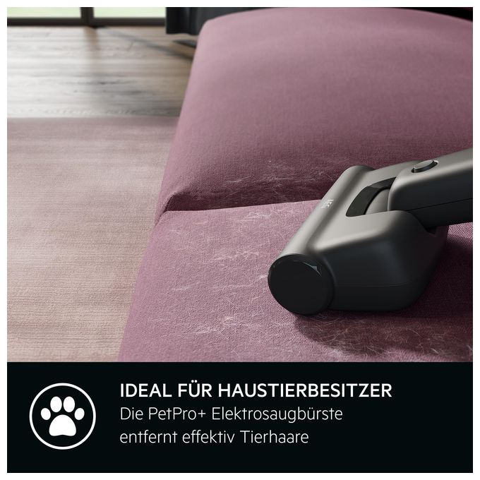 Handstaubsauger Beutellos bis 55 min Laufzeit 25,2 V  AS62A252XN Serie 6000 (Braun, Walnuss) 