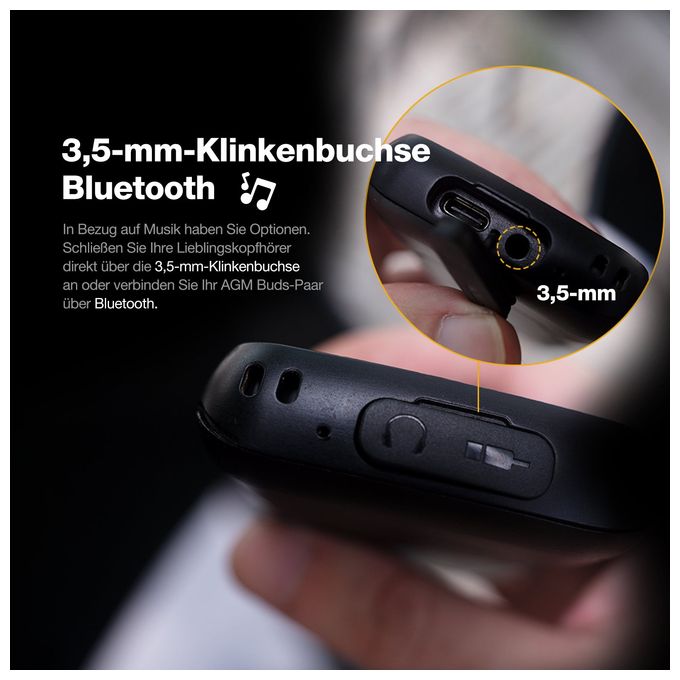 4G Smartphone 6,1 cm (2.4 Zoll Dual Sim  M9 (Schwarz) 