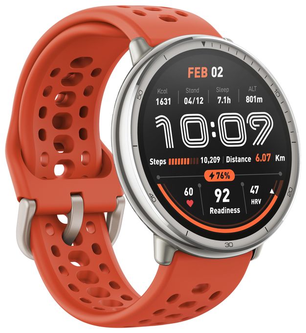 Digital Smartwatch Rund 456 h 353 ppi  Active 2 Premium (Silber) 
