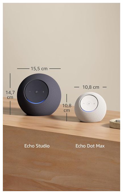 Wlan Lautsprecher mit Bluetooth Amazon Alexa  Echo Studio (2025) (Weiß) 