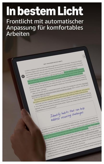 E-Reader 27,9 cm (11 Zoll) 64 GB  Kindle Scribe Colorsoft (Bordeaux) 