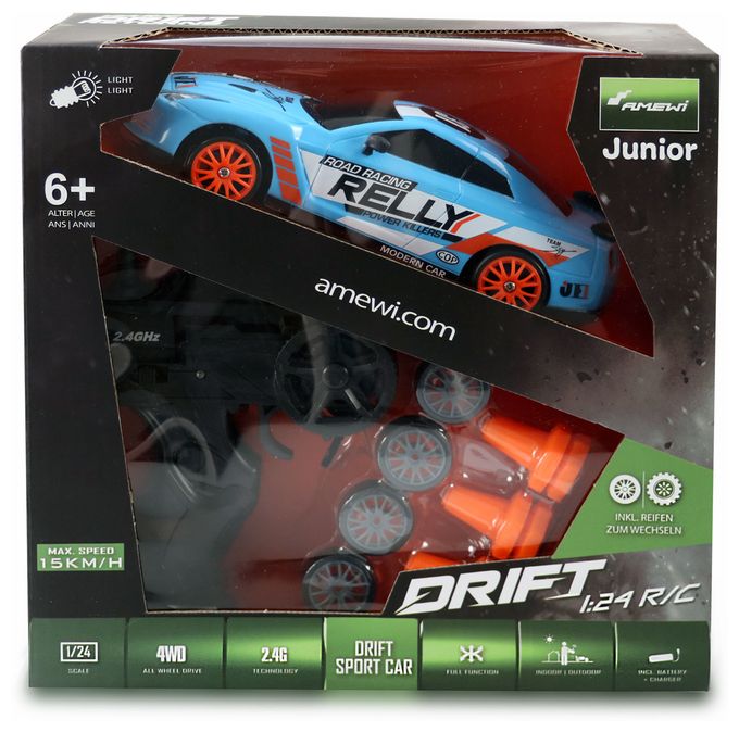 RC Drift Sport 4WD 1:24 RTR grün/blau /6+ 