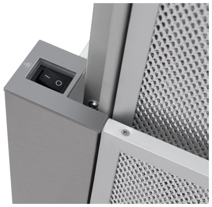 Abluft/Umluft Dunstabzugshaube/Esse Einbau 60 cm (Edelstahl) FH662100E 