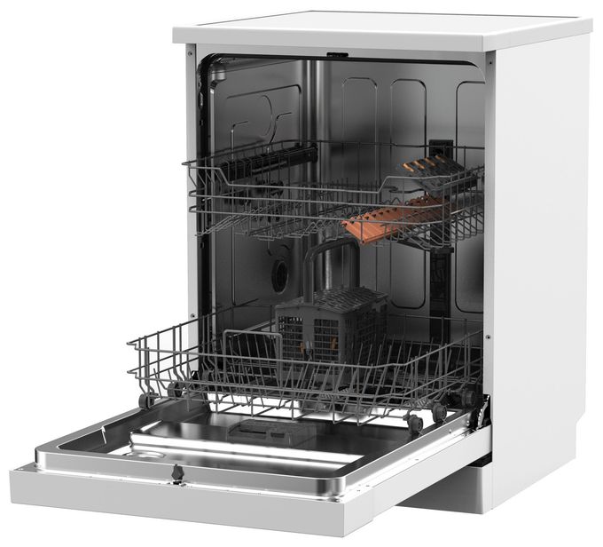 60 cm Geschirrspüler freistehend leise 13 Maßgedecke aquaStop Funktion Mini Active (Weiß) GSP 543 450 W 