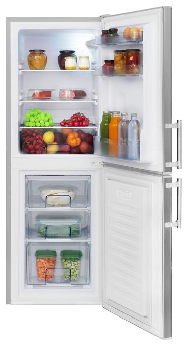 93 l / 45 l Kühl-Gefrierkombi freistehend 118 kWh Jahr  KGC384110E (Edelstahl) 