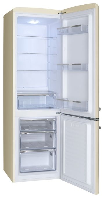 181 l / 63 l Kühl-Gefrierkombi freistehend 162 kWh Jahr  KGCR387101B (Beige) 