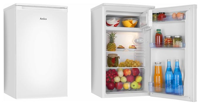 83 l / 75 l Tischkühlschrank EEK: E 128 kWh Jahr  KS361155 W (Weiß) 