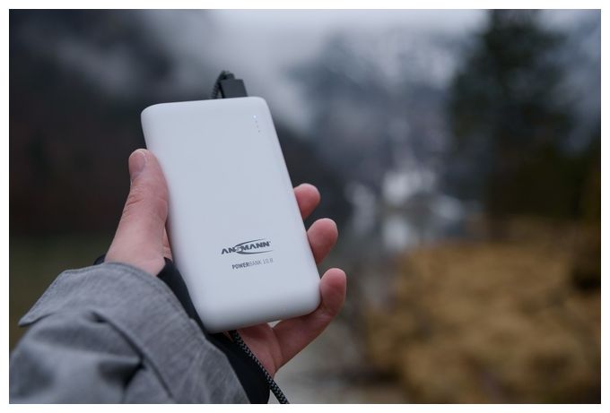 10000 mAh Powerbank Mikro-USB  1700-0067-1 (Weiß) 