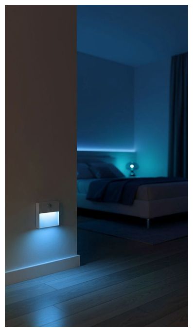 LED Warmweiß, Mehrfarbig Batterie/Akku NL5R Sensor-Nachtlicht 