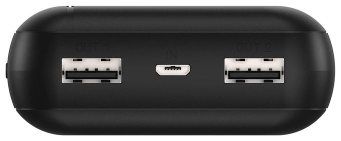 20000 mAh Powerbank Micro-USB + USB Type-C  PB212 (Schwarz) 