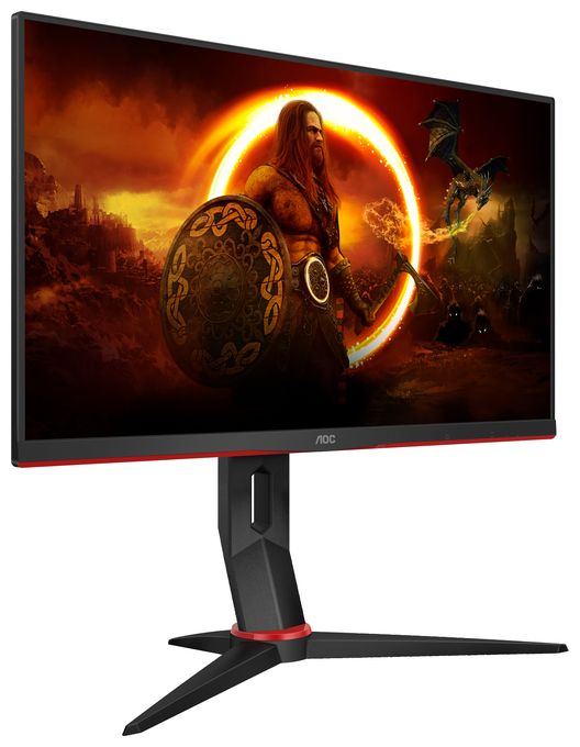 Full HD Monitor 60,5 cm (23.8 Zoll) 16:9 4 ms 300 cd/m²  24G2SPU/BK (Schwarz, Rot) 