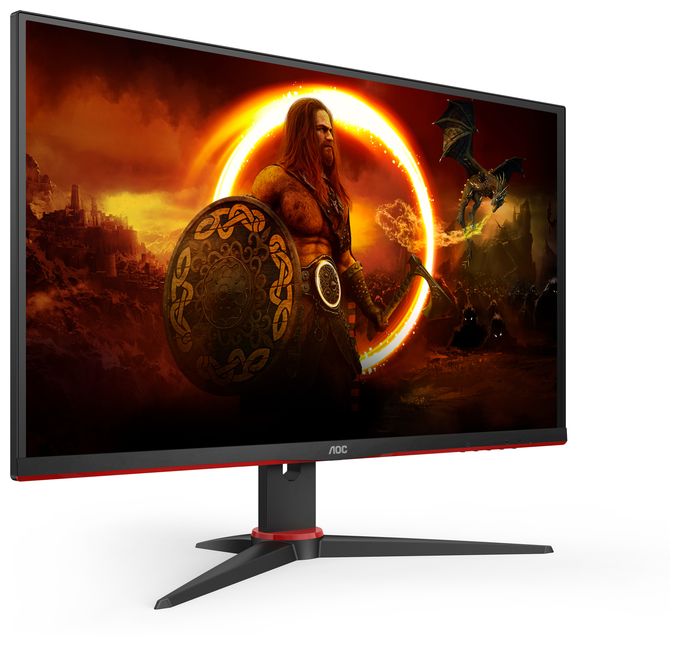 Full HD Monitor 68,6 cm (27 Zoll) 16:9 4 ms 350 cd/m²  27G2SAE/BK (Schwarz, Rot) 