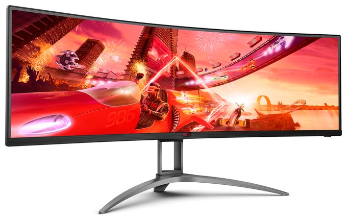 Quad HD Monitor 124 cm (48.5 Zoll) 32:9 4 ms 400 cd/m²  AG493UCX2 (Schwarz) 