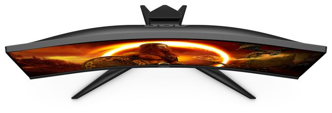 Full HD Monitor 59,9 cm (23.6 Zoll) 16:9 4 ms 250 cd/m²  C24G2AE/BK (Schwarz, Rot) 